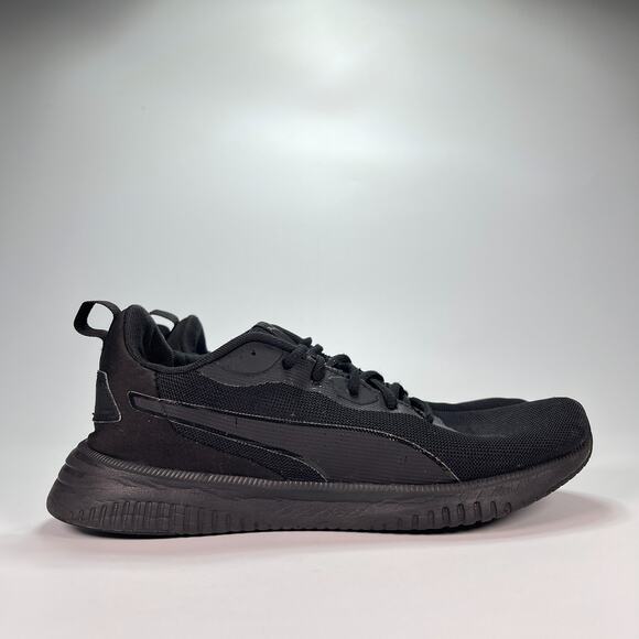 PUMA Flyer Flex Black Running Shoes Sneakers Lightweight 195201-05 Men's Size 9 - Picture 1 of 10
